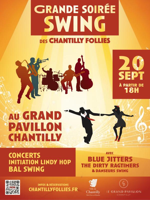 sortie à VINEUIL ST FIRMIN, Oise. GRANDE SOIRÉE SWING DES CHANTILLY FOLLIES Sortir à VINEUIL ST FIRMIN(Oise). VINEUIL ST FIRMIN.