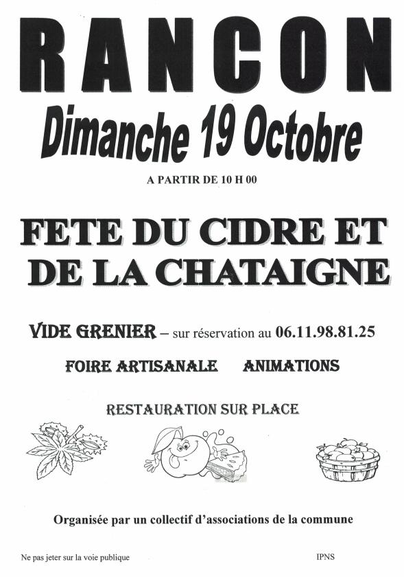 Sortir à RANCON(Haute Vienne). RANCON.