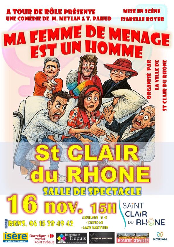 Sortir à ST CLAIR DU RHONE(Isère). ST CLAIR DU RHONE.