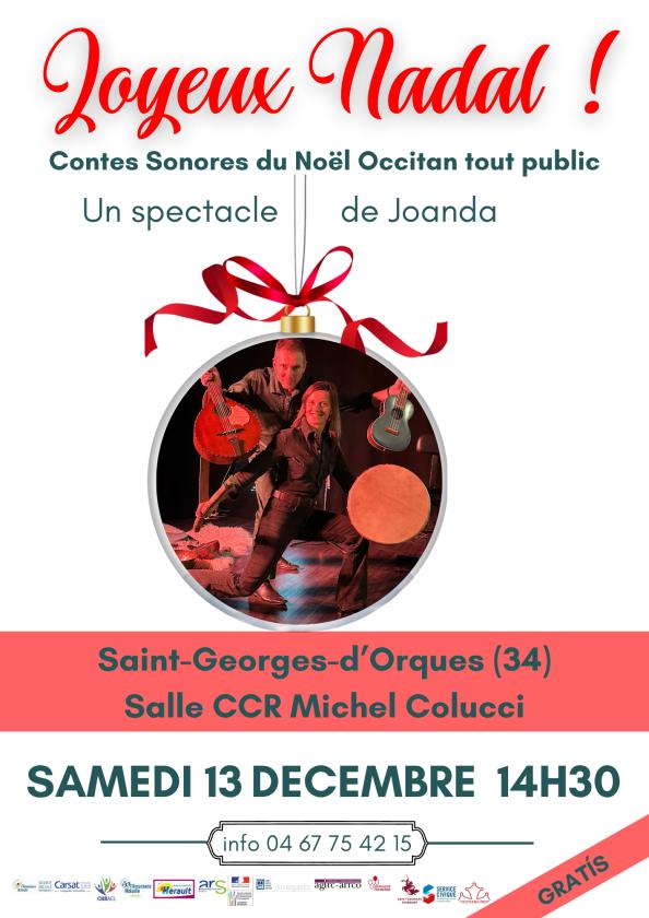 sortie à ST GEORGES D ORQUES, Hérault. JOYEUX NADAL ! Sortir à ST GEORGES D ORQUES(Hérault). ST GEORGES D ORQUES.