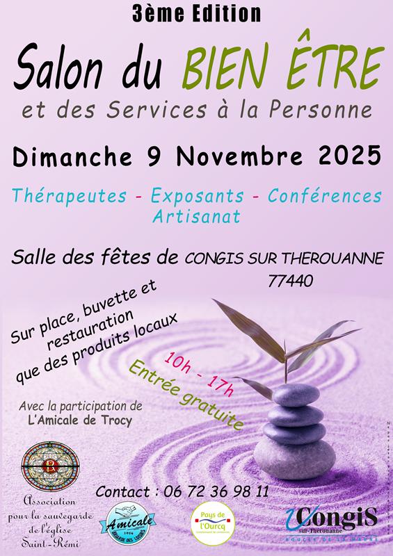 sortie à CONGIS SUR THEROUANNE, Seine et Marne. SALON DU BIEN ÊTRE ET DES SERVICES À LA PERSONNES Sortir à CONGIS SUR THEROUANNE(Seine et Marne). CONGIS SUR THEROUANNE.
