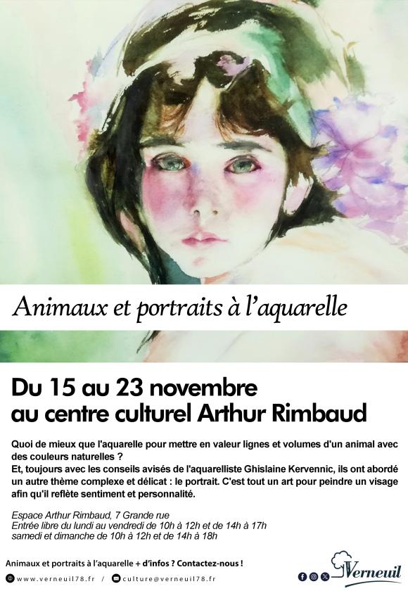 sortie à VERNEUIL SUR SEINE, Yvelines. ANIMAUX ET PORTRAITS A L AQUARELLE Sortir à VERNEUIL SUR SEINE(Yvelines). VERNEUIL SUR SEINE.