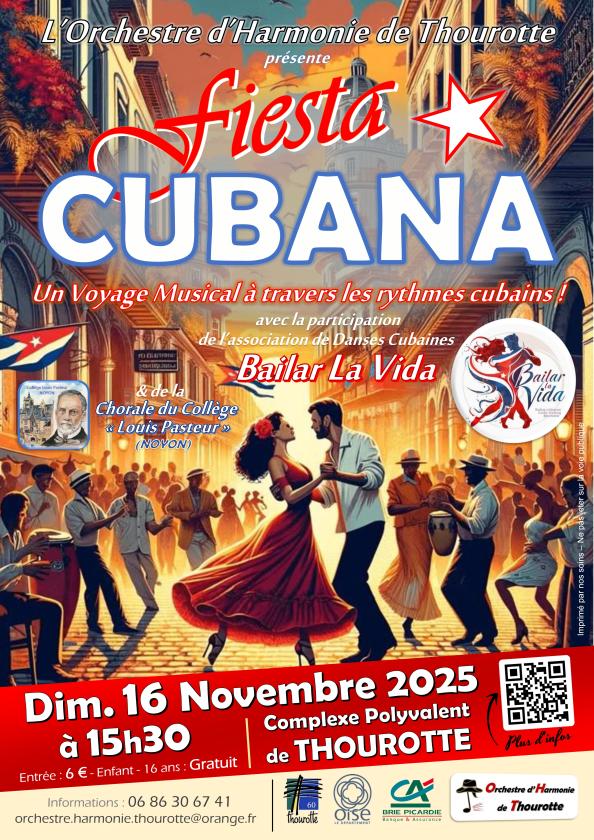 sortie à THOUROTTE, Oise. CONCERT "FIESTA CUBANA" Sortir à THOUROTTE(Oise). THOUROTTE.