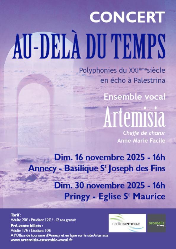 sortie à ANNECY, Haute Savoie. CONCERT AU-DELÀ DU TEMPS Sortir à ANNECY(Haute Savoie). ANNECY.