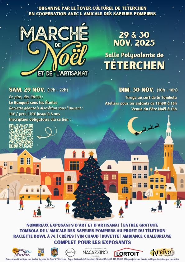sortie à TETERCHEN, Moselle. MARCHÉ DE NOËL ET DE L'ARTISANAT Sortir à TETERCHEN(Moselle). TETERCHEN.