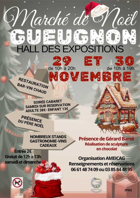sortie à GUEUGNON, Saône et Loire. MARCHÉ DE NOËL DE GUEUGNON Sortir à GUEUGNON(Saône et Loire). GUEUGNON.