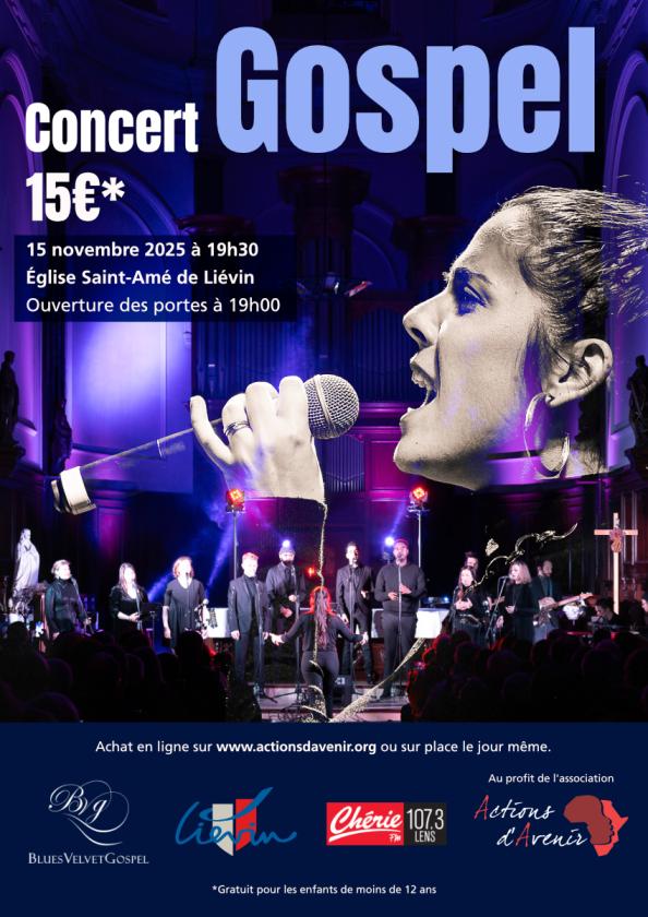 sortie à LIEVIN, Pas de Calais. CONCERT GOSPEL Sortir à LIEVIN(Pas de Calais). LIEVIN.