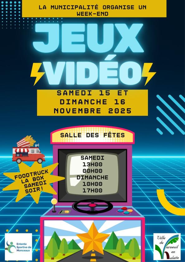 sortie à VERNEUIL EN HALATTE, Oise. WEEK-END JEU VIDÉO Sortir à VERNEUIL EN HALATTE(Oise). VERNEUIL EN HALATTE.