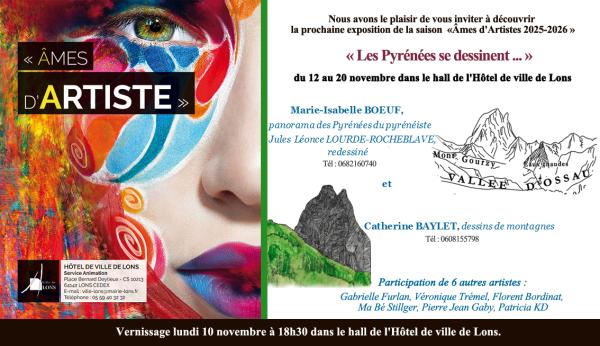 sortie à LONS, Pyrénées Atlantiques. "LES PYRÉNÉES SE DESSINENT..." Sortir à LONS(Pyrénées Atlantiques). LONS.