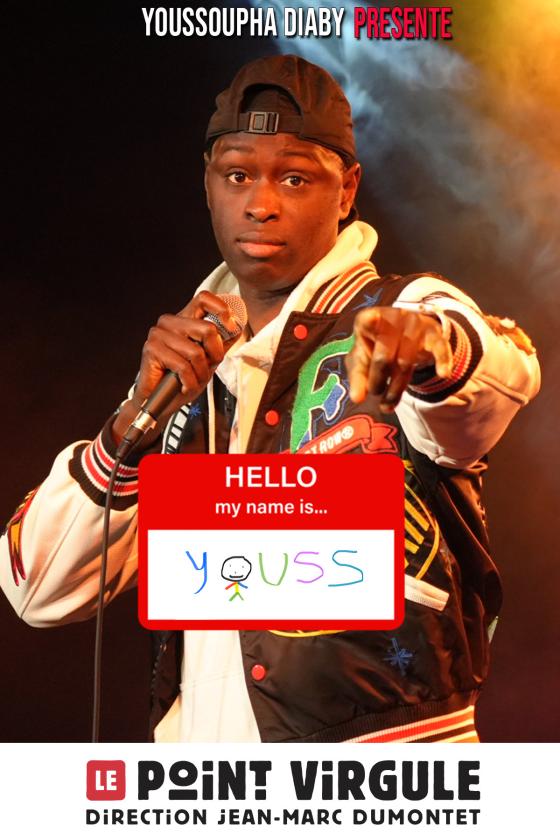 sortie à PARIS, Paris. YOUSSOUPHA DIABY DANS "MY NAME IS YOUSS" Sortir à PARIS(Paris). PARIS.