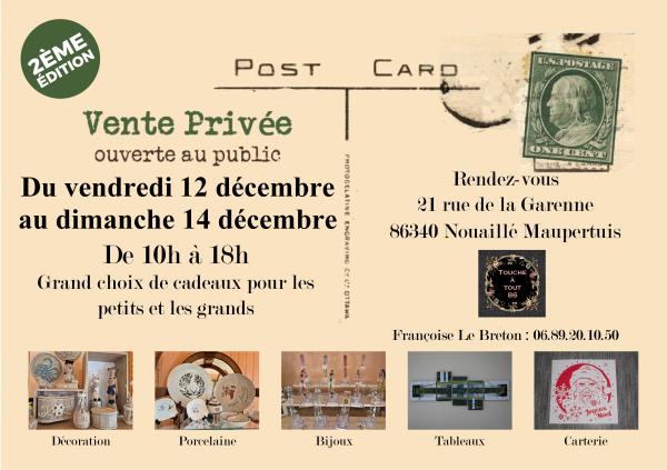 sortie à NOUAILLE MAUPERTUIS, Vienne. VENTE PRIVÉE OUVERTE À TOUS Sortir à NOUAILLE MAUPERTUIS(Vienne). NOUAILLE MAUPERTUIS.