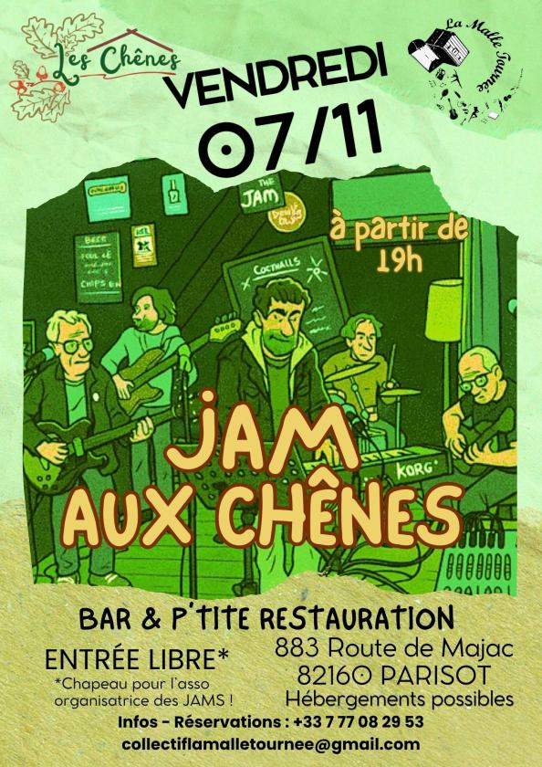 sortie à PARISOT, Tarn et Garonne. JAM DE PARISOT AUX CHÊNES Sortir à PARISOT(Tarn et Garonne). PARISOT.