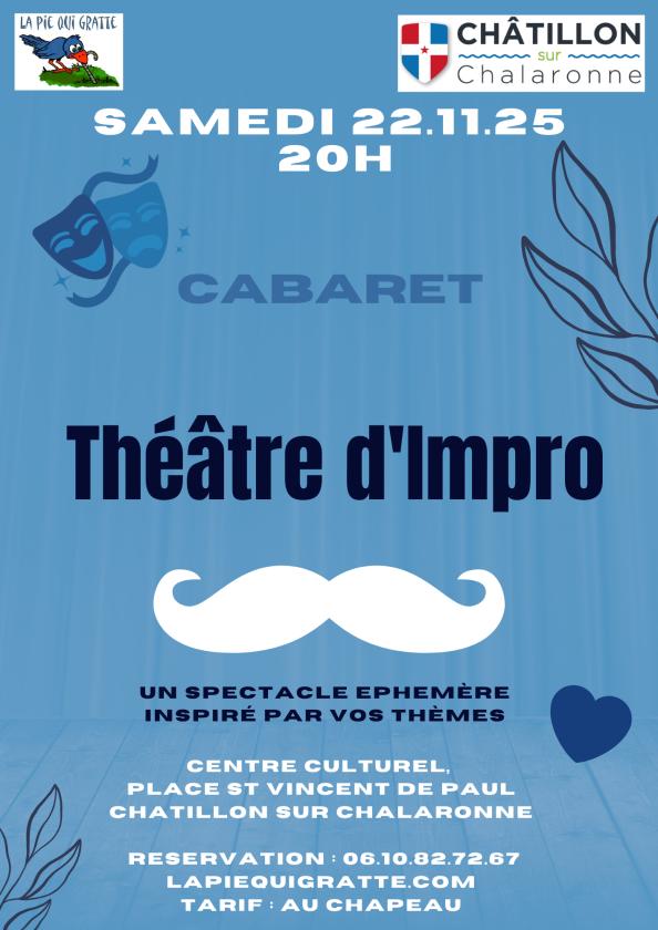 sortie à CHATILLON SUR CHALARONNE, Ain. THÉÂTRE D IMPROVISATION Sortir à CHATILLON SUR CHALARONNE(Ain). CHATILLON SUR CHALARONNE.