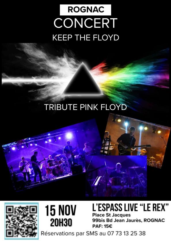 sortie à ROGNAC, Bouches du Rhône. CONCERT TRIBUTE PINK FLOYD Sortir à ROGNAC(Bouches du Rhône). ROGNAC.