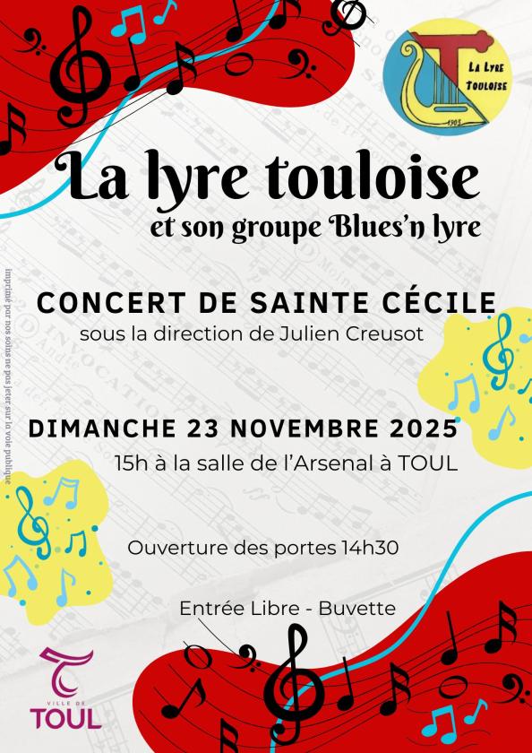 sortie à TOUL, Meurthe et Moselle. CONCERT D'AUTOMNE Sortir à TOUL(Meurthe et Moselle). TOUL.
