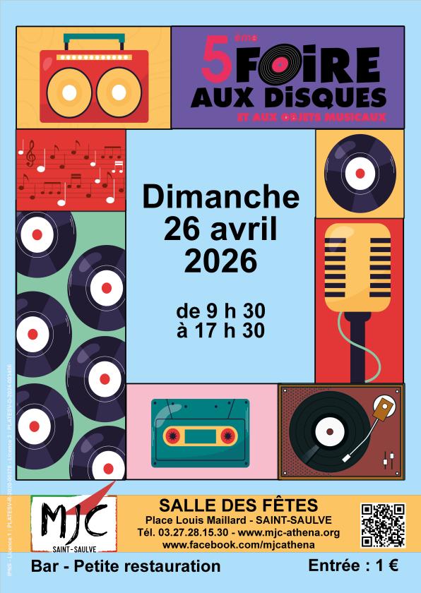 sortie à ST SAULVE, Nord. FOIRE AUX DISQUES Sortir à ST SAULVE(Nord). ST SAULVE.