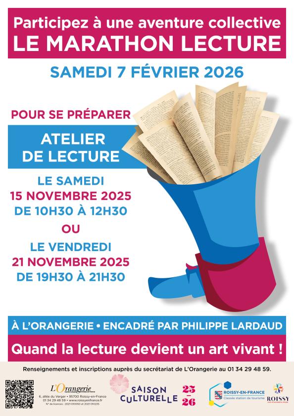 sortie à ROISSY EN FRANCE, Val d'oise. 2 ATELIERS POUR SE PRÉPARER AU MARATHON DE LECTURE Sortir à ROISSY EN FRANCE(Val d'oise). ROISSY EN FRANCE.