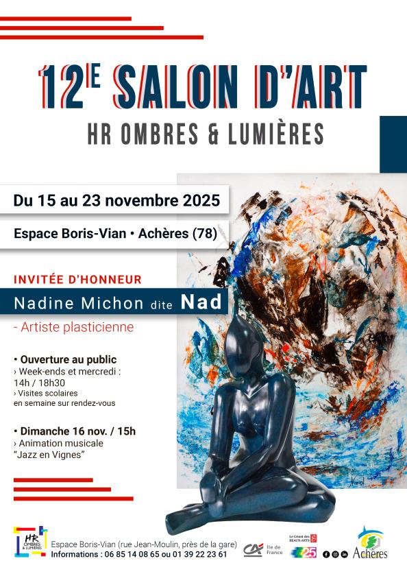 sortie à ACHERES, Yvelines. 12ÈME SALON D'ART OMBRES ET LUMIÈRES Sortir à ACHERES(Yvelines). ACHERES.