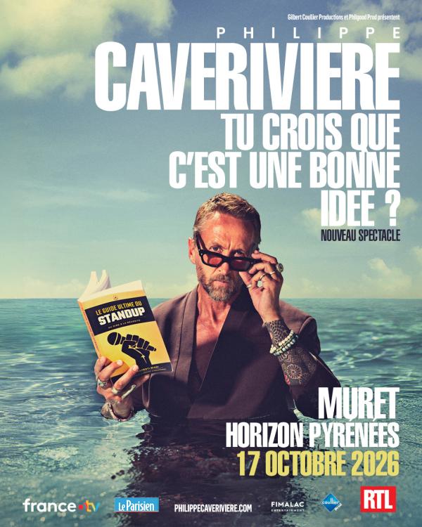 sortie à MURET, Haute Garonne. PHILIPPE CAVERIVIERE "TU CROIS QUE C'EST UNE BONNE Sortir à MURET(Haute Garonne). MURET.