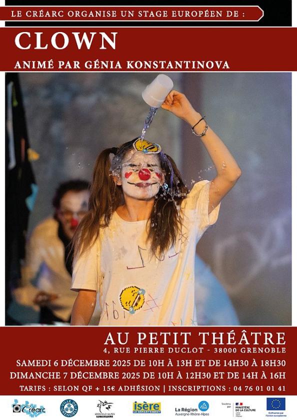 sortie à GRENOBLE, Isère. STAGE DE CLOWN Sortir à GRENOBLE(Isère). GRENOBLE.