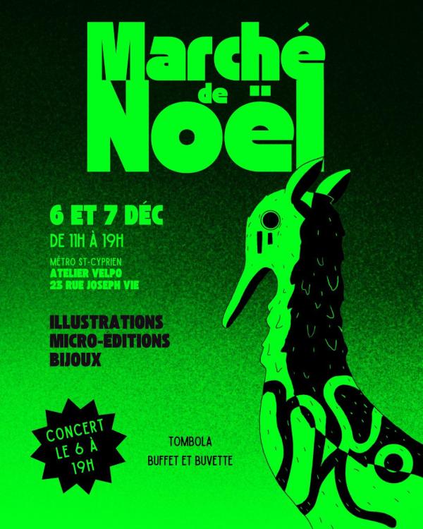 sortie à TOULOUSE, Haute Garonne. NOËL DE L'ATELIER VELPO Sortir à TOULOUSE(Haute Garonne). TOULOUSE.