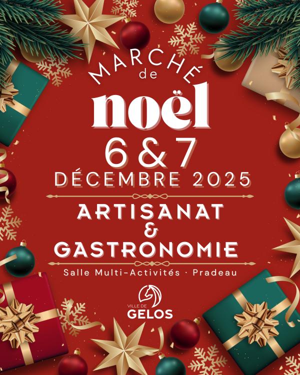 sortie à GELOS, Pyrénées Atlantiques. MARCHÉ DE NOËL DE GELOS Sortir à GELOS(Pyrénées Atlantiques). GELOS.