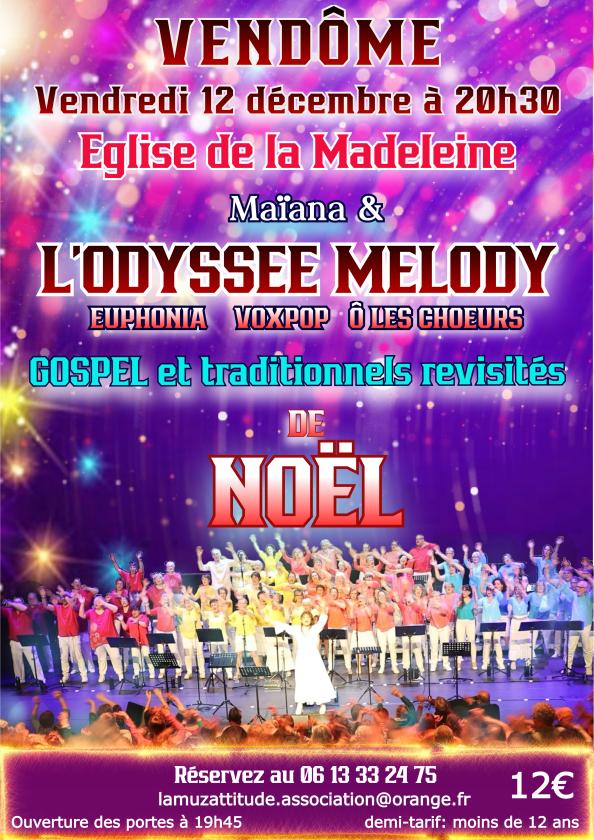 sortie à VENDOME, Loir et Cher. MAÏANA ET L'ODYSÉE MELODY DE NOËL Sortir à VENDOME(Loir et Cher). VENDOME.