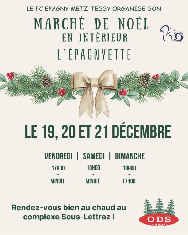 sortie à METZ TESSY, Haute Savoie. L'EPAGNYETTE - MARCHE DE NOEL INDOOR Sortir à METZ TESSY(Haute Savoie). METZ TESSY.