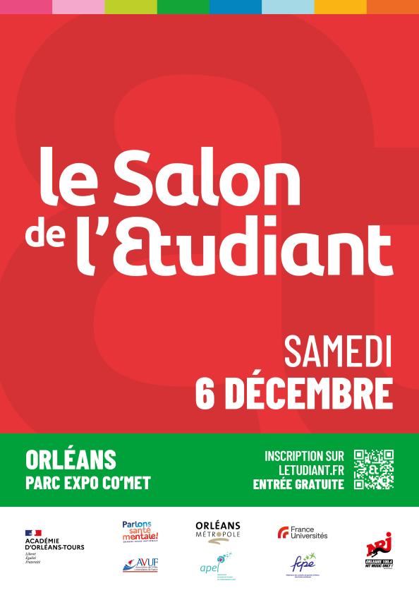 sortie à ORLEANS, Loiret. LE SALON DE L’ETUDIANT À ORLÉANS Sortir à ORLEANS(Loiret). ORLEANS.