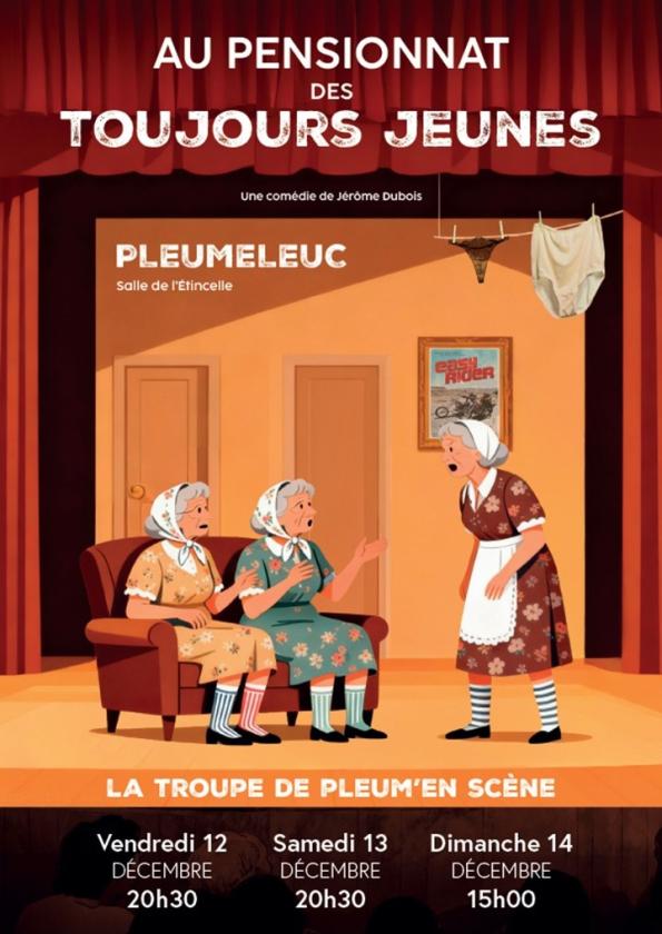 sortie à PLEUMELEUC, Ille et Vilaine. "AU PENSIONNAT DES TOUJOURS JEUNES !" Sortir à PLEUMELEUC(Ille et Vilaine). PLEUMELEUC.