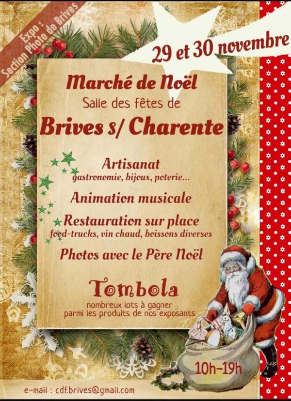 sortie à BRIVES SUR CHARENTE, Charente Maritime. MARCHÉ DE NOËL Sortir à BRIVES SUR CHARENTE(Charente Maritime). BRIVES SUR CHARENTE.
