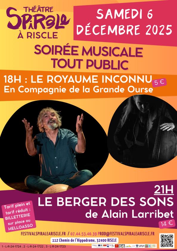 sortie à RISCLE, Gers. SOIRÉE MUSICALE TOUT PUBLIC Sortir à RISCLE(Gers). RISCLE.