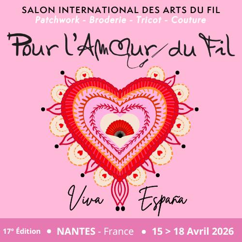 sortie à NANTES, Loire Atlantique. POUR L’AMOUR DU FIL, LE SALON DES ARTS DU FIL Sortir à NANTES(Loire Atlantique). NANTES.