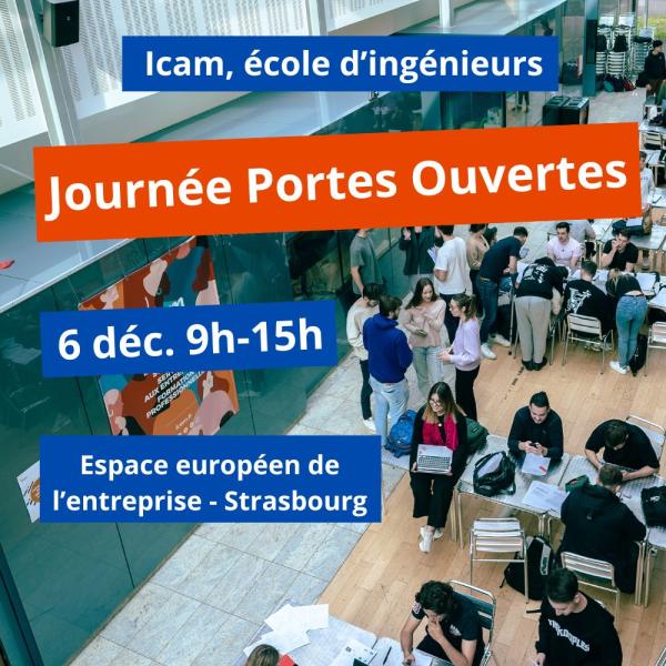 sortie à SCHILTIGHEIM, Bas Rhin. JOURNÉE PORTES OUVERTES À L'ICAM STRASBOURG-EUROPE Sortir à SCHILTIGHEIM(Bas Rhin). SCHILTIGHEIM.