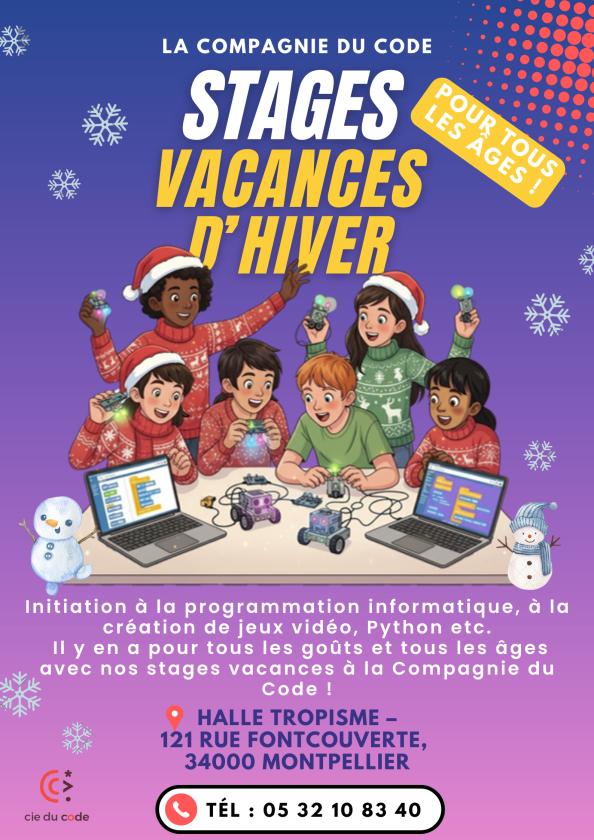 sortie à MONTPELLIER, Hérault. STAGES VACANCES DE PROGRAMMATION ! Sortir à MONTPELLIER(Hérault). MONTPELLIER.