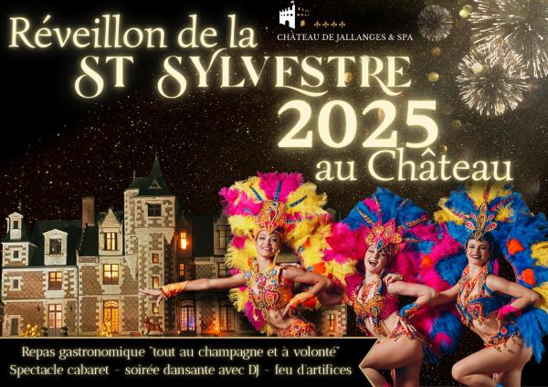 sortie à VOUVRAY, Indre et Loire. RÉVEILLON DE LA ST SYLVESTRE - CHÂTEAU JALLANGES Sortir à VOUVRAY(Indre et Loire). VOUVRAY.