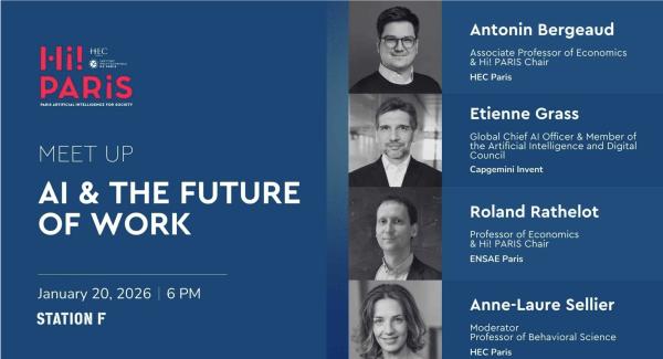 sortie à PARIS, Paris. HI! PARIS MEET UP SUR L'IA ET L'AVENIR DU TRAVAIL Sortir à PARIS(Paris). PARIS.
