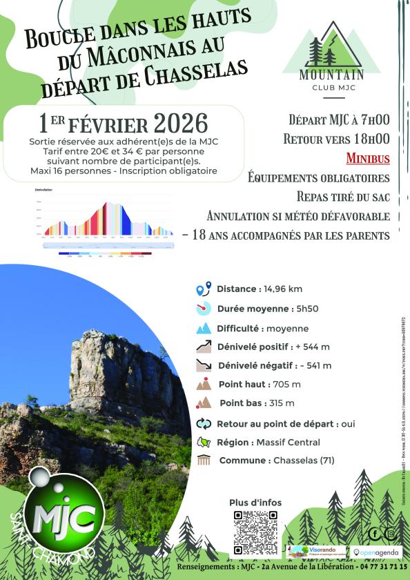 sortie à ST CHAMOND, Loire. BOUCLE DANS LES HAUTS DU MÂCONNAIS AU DÉPART DE CH Sortir à ST CHAMOND(Loire). ST CHAMOND.