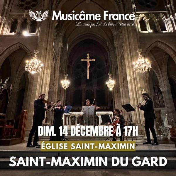 sortie à ST MAXIMIN, Gard. CONCERT DE NOËL ST-MAXIMIN DU GARD Sortir à ST MAXIMIN(Gard). ST MAXIMIN.