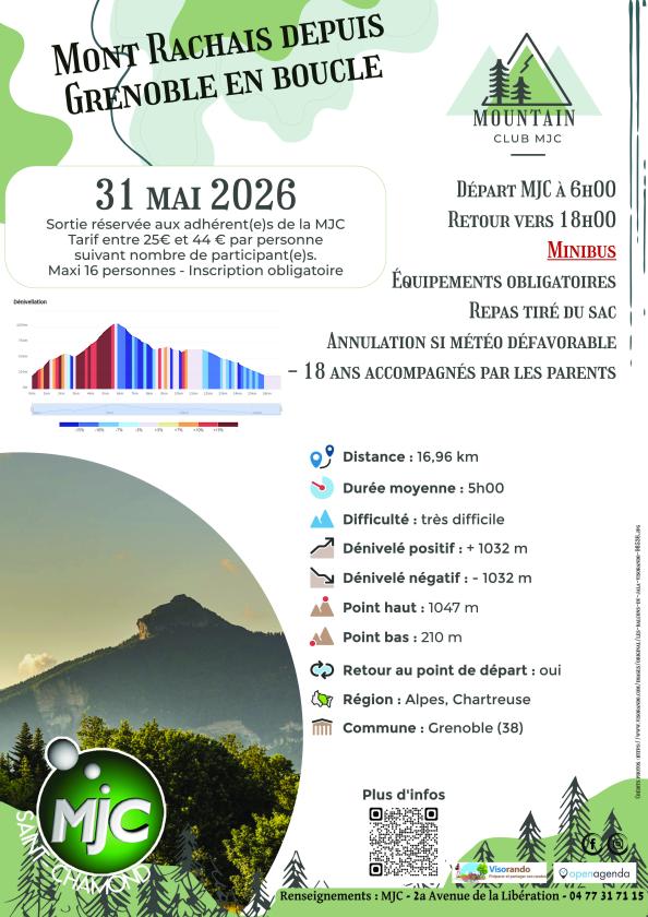 sortie à ST CHAMOND, Loire. LE MONT RACHAIS DEPUIS GRENOBLE Sortir à ST CHAMOND(Loire). ST CHAMOND.