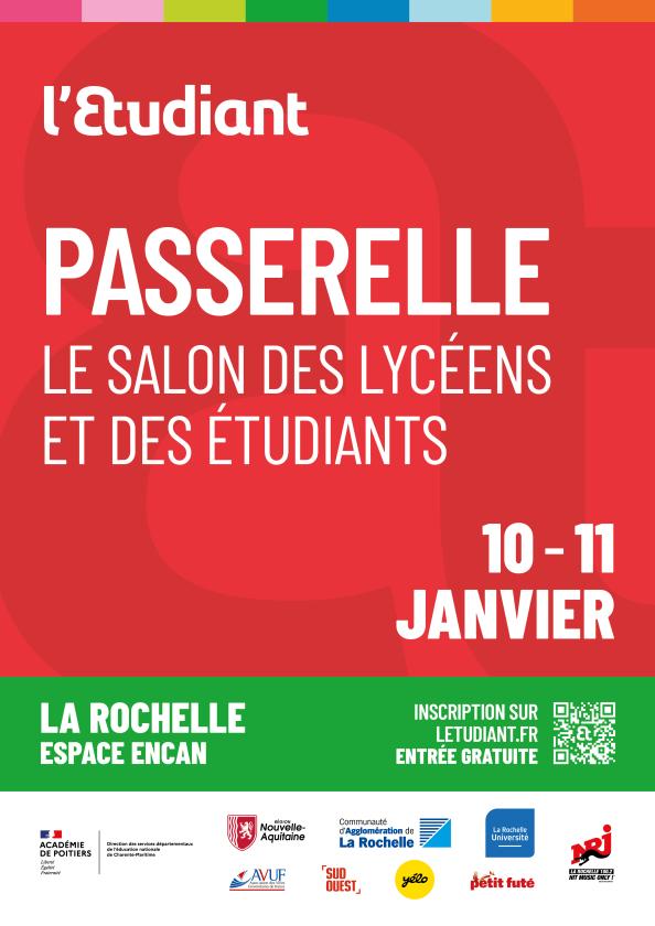 sortie à LA ROCHELLE, Charente Maritime. LE SALON DES LYCÉENS ET DES ÉTUDIANTS Sortir à LA ROCHELLE(Charente Maritime). LA ROCHELLE.