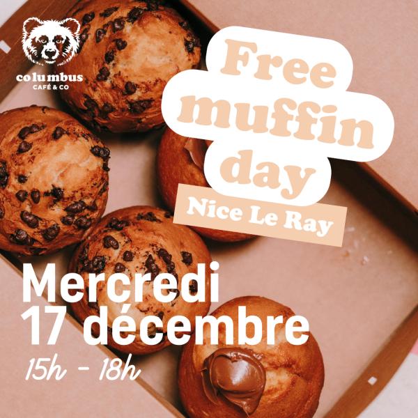 sortie à NICE, Alpes Maritimes. COLUMBUS CAFÉ ORGANISE UN FREE MUFFIN DAY Sortir à NICE(Alpes Maritimes). NICE.
