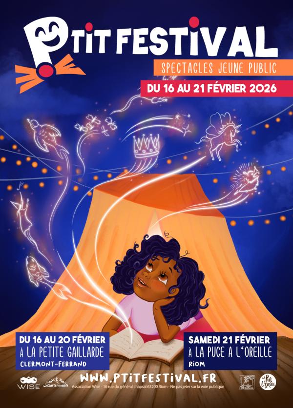 sortie à CLERMONT FERRAND, Puy de Dôme. PTIT FESTIVAL 2026 Sortir à CLERMONT FERRAND(Puy de Dôme). CLERMONT FERRAND.