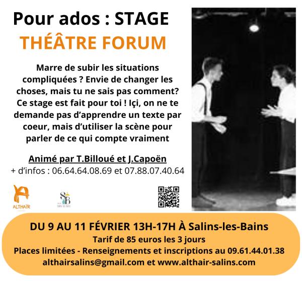 sortie à SALINS LES BAINS, Jura. THÉÂTRE FORUM Sortir à SALINS LES BAINS(Jura). SALINS LES BAINS.