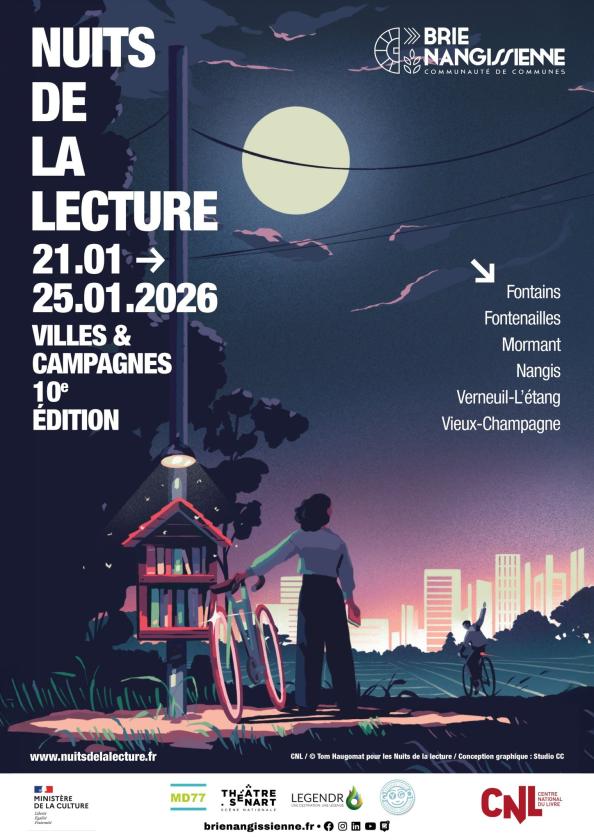 sortie à FONTAINS, Seine et Marne. NUIT DE LA LECTURE "DU BOUT DES DOIGTS" Sortir à FONTAINS(Seine et Marne). FONTAINS.