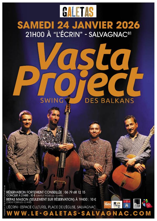 sortie à SALVAGNAC, Tarn. VASTA PROJECT EN CONCERT Sortir à SALVAGNAC(Tarn). SALVAGNAC.