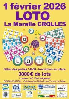 sortie à CROLLES, Isère. LOTO DU GBTT Sortir à CROLLES(Isère). CROLLES.