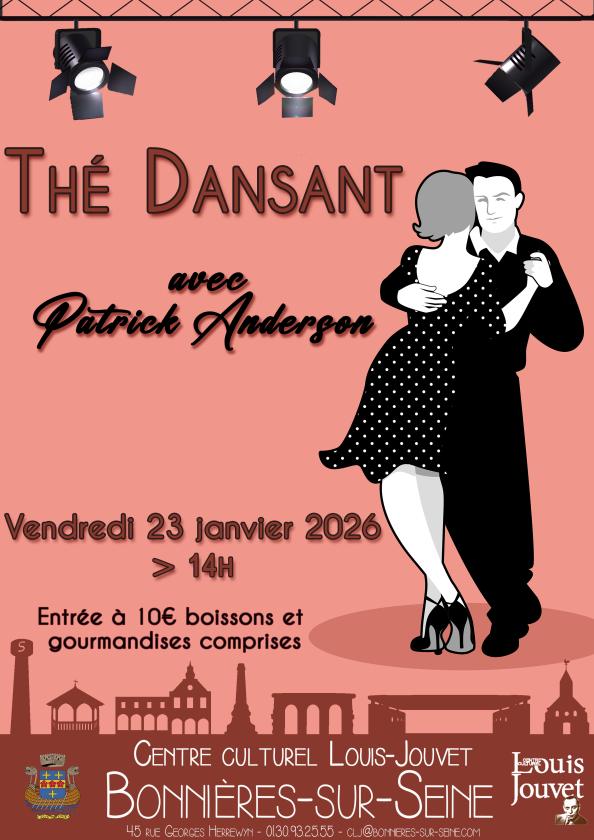 sortie à BONNIERES SUR SEINE, Yvelines. THÉ DANSANT AVEC P. ANDERSON Sortir à BONNIERES SUR SEINE(Yvelines). BONNIERES SUR SEINE.