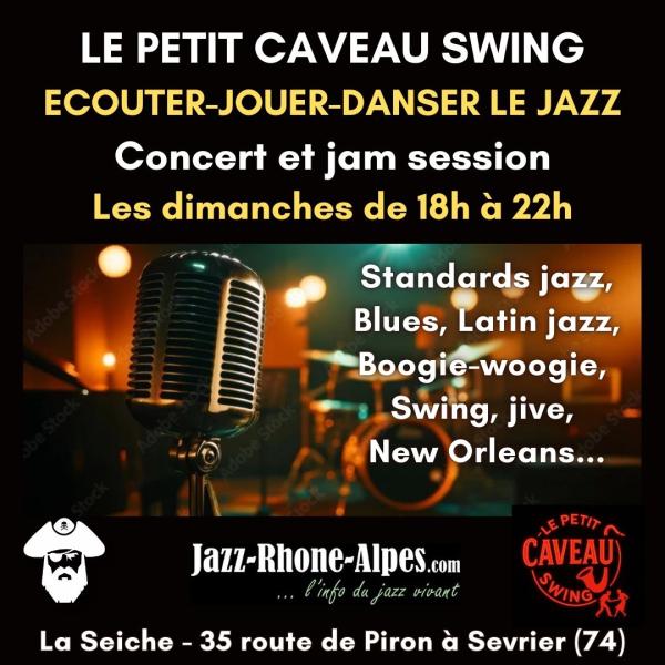 sortie à SEVRIER, Haute Savoie. LE PETIT CAVEAU SWING Sortir à SEVRIER(Haute Savoie). SEVRIER.