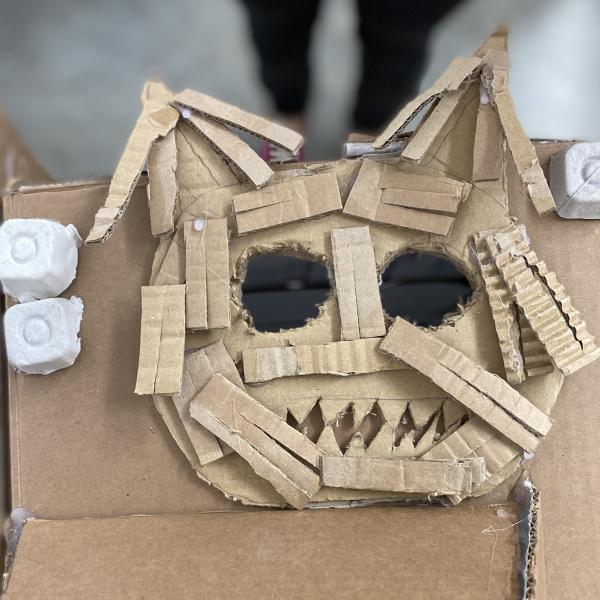 sortie à ST OUEN L AUMONE, Val d'oise. ATELIER MASQUE ART’AD AVEC SOPHIE TRUANT Sortir à ST OUEN L AUMONE(Val d'oise). ST OUEN L AUMONE.